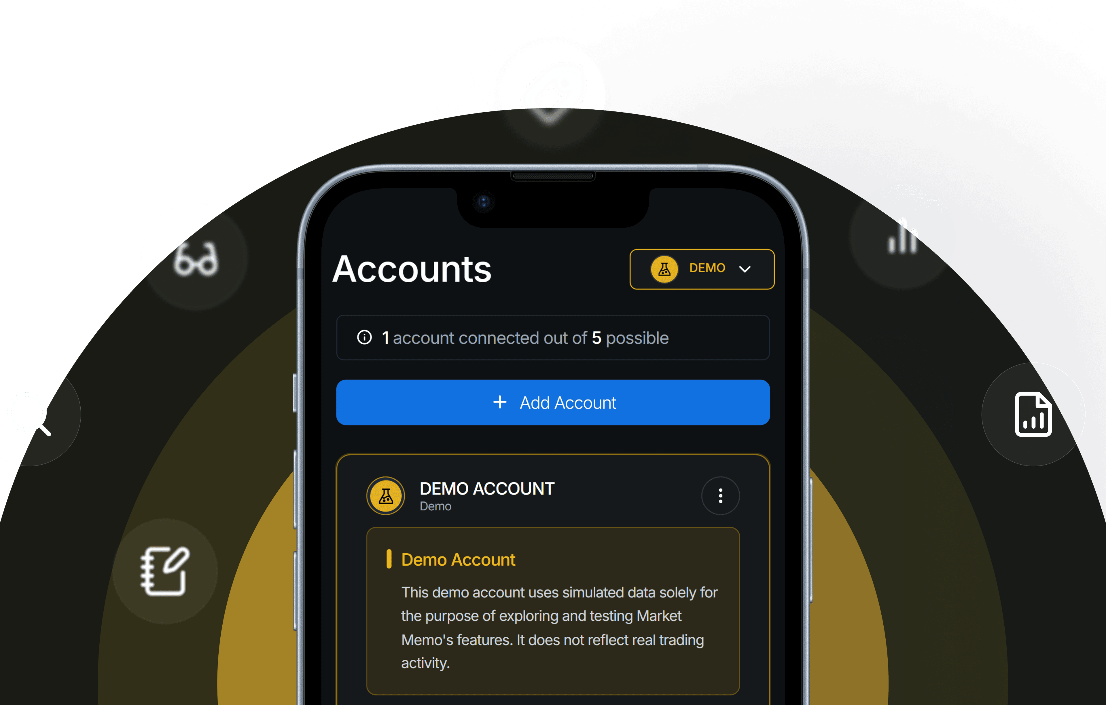 Demo account overview